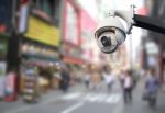 Cctv In City Stock Photo