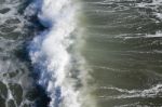 Wave On Beach Stock Photo