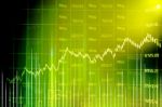 Stock Market Chart Stock Photo