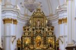 Marbella, Andalucia/spain - July 6 : Golden Altar In The Church Stock Photo