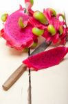 Fresh Dragon Fruit Stock Photo