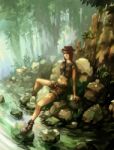 Illustration Digital Painting Jungle Andenture Stock Photo