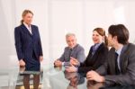 Business People In The Meeting Stock Photo