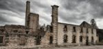 Port Arthur Building In Tasmania, Australia Stock Photo