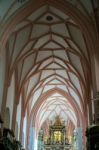 Interior View Of The Collegiate Church Of St Michael In Mondsee Stock Photo