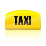 Taxi Sign Stock Photo