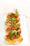 Italian Bruschetta Stock Photo