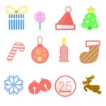 Christmas Card Icon Stock Photo