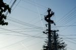 Sibiel, Transylvania/romania - September 16 : Wiring Romanian St Stock Photo