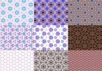 Set Of Abstract Background Pattern Stock Photo