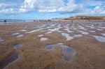 The Beach At Bude Stock Photo