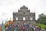 Ruins Of St. Paul's Cathedral Stock Photo