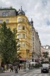 Ornate Buildings In Vienna Stock Photo