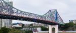 Story Bridge In Brisbane Stock Photo