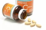 Vitamin C Pills Stock Photo