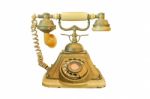 Old Telephone Stock Photo