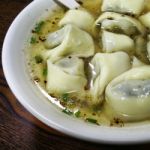 A Bowl Of Dumplings Stock Photo