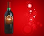 Wine Bottle Stock Photo