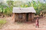 Houses In The Rural Ethiopia Stock Photo