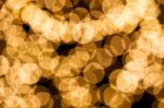 Gold Spots Bokeh Background Stock Photo