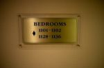 Board Indicate Direction To Bedroom Stock Photo