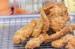 Crispy Fried Chicken Stock Photo