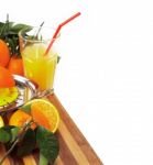 Fresh Orange Juice Stock Photo