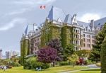 Empress Hotel Stock Photo