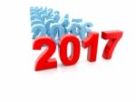 New Year 2017 Stock Photo