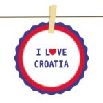 I Love Croatia4 Stock Photo