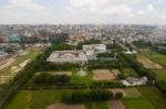 The Helicopter Shot From Dhaka, Bangladesh Stock Photo