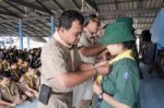 Student 11-12 Years Old, Scout Assembly, Teepangkorn Scout Camp In Samut Sakhon Thailand Stock Photo