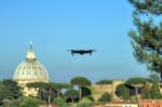 Drone At Rome Stock Photo