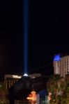 Las Vegas, Nevada/usa - August 2 : View Towards The Luxor Hotel Stock Photo