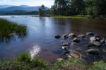 Loch Morlich Near Aviemore Stock Photo