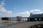 Cardiff Uk March 2014 - View Of Penarth Pier Stock Photo