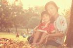 Asian Family Stock Photo