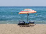 La Cala De Mijas, Andalucia/spain - May 6 : Beach At La Cala De Stock Photo