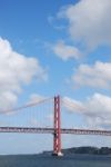 25th April Bridge In Lisbon, Portugal Stock Photo