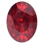 Citrine Ruby Stock Photo