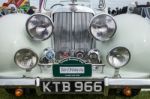 Triumph Roadster On Display At Shoreham Airshow Stock Photo