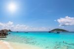 Beautiful Beach At Koh Miang In Mu Koh Similan, Thailand Stock Photo