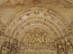 View Of The Entrance Archway To The Basilica  St Seurin In Borde Stock Photo