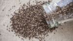 Chia Seeds Closeup Stock Photo