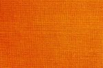 Close Up Of Orange Fabric Texture For Background Stock Photo