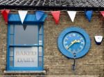 Clock In Southwold Commemorating The Queen's Silver Jubilee Stock Photo