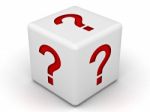 Question Mark Box Stock Photo