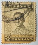 Stamp Printed In Thailand Shows King Bhumibol Adulyadej, Circa 1 Stock Photo