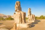 Colossi Of Memnon Stock Photo