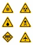 Warning Signs Stock Photo